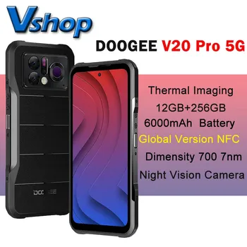 DOOGEE V20 Pro 5G de 12 gb 256 gb de Telefone Móvel Robusto 6.43