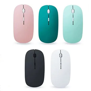 Mouse Bluetooth Para A Bateria Do Tablet Mouse Sem Fio Para Computador Portátil Ultra-Fino Silêncio Mouse Bluetooth