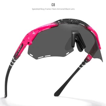 Kdeam de Ciclismo de Óculos de sol dos Homens Esporte ao ar livre TR90 o Óculos de Bicicleta, Óculos de lente Polarizada com o caso original
