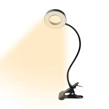 Clip Luz de Leitura Para a Cama de Noite Proteção dos Olhos a Luz do Livro De 360 Graus Rotatable Lâmpada de Leitura Com 48 Lâmpada LED Chips Para