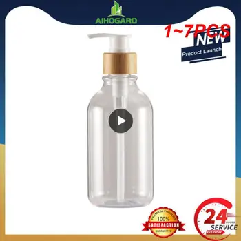 1~7PCS 500ml de Dispensador de Sabão Fosco Reutilizável Shampoo Bomba de Garrafa de Sabão em Loção Recipiente de Sabão Bomba de lavagem das mãos de Banho