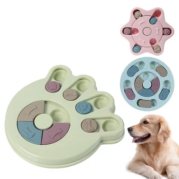 Cão de Quebra-cabeça Brinquedos Lento Alimentador Interativo Aumento Cães de Alimentos de Quebra-cabeça Alimentador de Brinquedos para o IQ Formação Mental de Enriquecimento de Cão Tratar de Quebra-cabeça