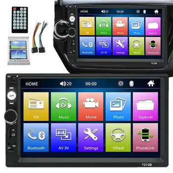 LCD do Carro MP5 Player Para Reverter Para a Imagem de Freio Lembrete Para IOS Automático de Sete cores da Luz AVI, MP4, FLV, RM PMP