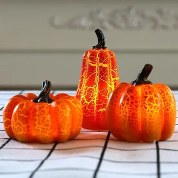 Artificial Abóboras Simulação de Abóbora de Halloween, ação de Graças Decoração Realista de Artesanato Vegetal Halloween Prop DIY de Artesanato