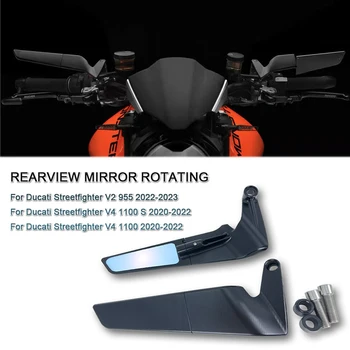 Para Streetfighter V2 955 2020-2023 V4 1100 S V4 1100 2020-2022 Motocicleta Retrovisor do Lado Espelhos NOVOS Espelhos retrovisores