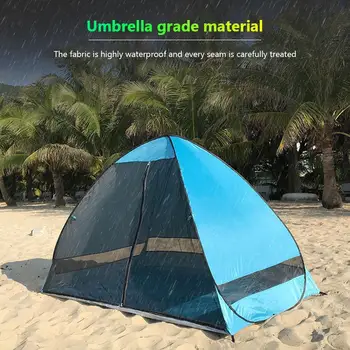 Ultraleve Pop-Up de Peso Leve Tendas UV50+ SPF Proteção solar à Prova de Água Família Barraca de Camping Com Bolsa de Armazenamento