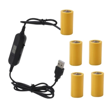 USB de 1,2 V-12V Ajustar Tensões com Display C Dummys Cabos de Bateria para Câmeras Rádio Relógio de Luz LED lanterna