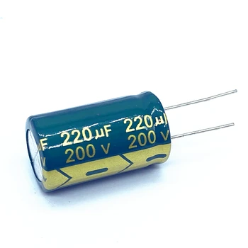 10pcs/lot 220UF 200v 220UF capacitor eletrolítico de alumínio tamanho 18*30 mm 20%
