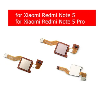 para Xiaomi Redmi Nota 5/ Nota 5Pro do scanner de impressões digitais Botão Home do cabo do Cabo flexível de Toque de IDENTIFICAÇÃO do Sensor de Retorno do cabo do Cabo flexível de Peças de Reparo