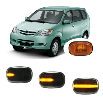 para a Toyota Avanza F601 F602 2006 2007 2008 2009 2010 2011 Sequencial de LED Lateral Sinal de Luz de Lâmpada