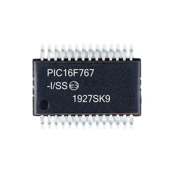 5PCS PIC16F767-I/SS PIC16F767-eu PIC16F767 SSOP28 Novo original chip ic Em stock