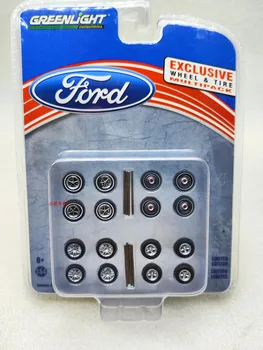 GreenLight 1/64 Ford Roda Edição De Colecionador De Metal Fundido Modelo De Carro De Corrida Brinquedos De Presente
