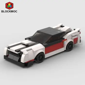 MOC Tijolos Inicial D Filme AE86 GT GTR Racing carro esporte de Velocidade do Piloto Campeão de Blocos de Construção Técnica Carros Brinquedos Para Meninos Presentes
