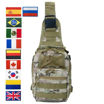 Novo Outdoor Montanhismo Saco De Camuflagem Militar, Impermeável Peito Pack Único Saco De Ombro Exterior Tático De Sacos De Mensageiro