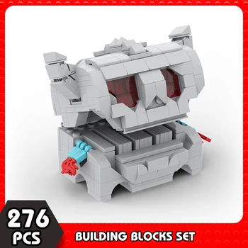MOC Zeldaed Jogo Hálito Selvagem do Esqueleto Caixa de Monstro Modelo de Conjunto de blocos de Construção Monstro Canibal Peito Caracteres Tijolo Brinquedos