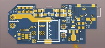 Ouro da imersão da placa de circuito impresso da fabricação do pwb de 1u