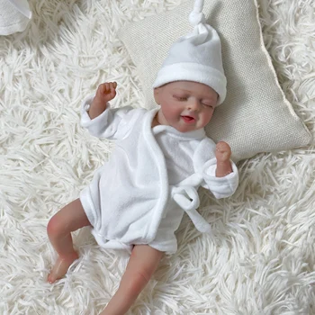 NPK 10inch em miniatura prematuro baby doll Corpo mole verdadeiro toque de Arte em 3D de Pele Realistas Bebê Boneca Colecionável