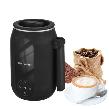 Elétrico de Leite Para cappuccino Fogão para a formação de espuma 4-em-1 Leite Navio com Giratório Lidar com Espuma Maker para Café/Leite/Cappuccino