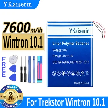 7600mAh YKaiserin Bateria Para Trekstor Wintron 10.1 LWN12 LWN 12 Tablet PC da Bateria