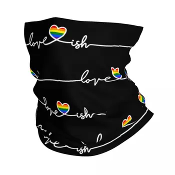 Arco-íris Hearbeat LGBT Lenço de Pescoço mais Quentes, Homens, Mulheres de Esqui de Inverno Tubo Lenço Botina do Orgulho Gay, Lésbicas Face Cover