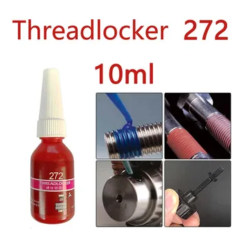 Equipamentos de oficina Threadlocker 1* 1pc Adesivo 272 Alta Resistência Vermelho Único Thread de Componentes de Fecho Adesivo Durável