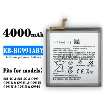 Original-Bateria de Substituição EB-BG991ABY Para Samsung Galaxy S21 4G, S21, 5G G991 G991B G991U G991U1 G991W G991N G9910 Bateria