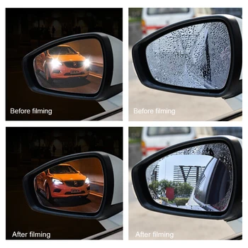 Espelho Retrovisor de carro Nano Chuva Filme Anti-nevoeiro Lado de Filme Janela de Filme Solar de Película Protetora Espelho Retrovisor Hidrofóbico Adesivo
