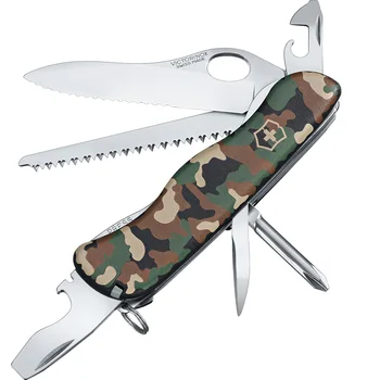 Canivete suíço 111mm camuflagem mountain ranger 0.8463.MW94 ao ar livre multi-funcional de dobramento do canivete Suíço