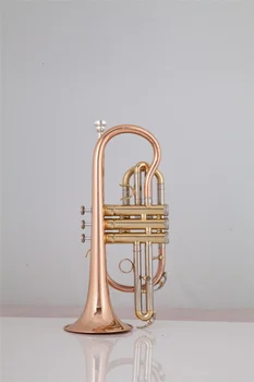Profissional de Bach Bb Corneta de Fósforo, cobre trombeta, com estojo de Transporte Luvas