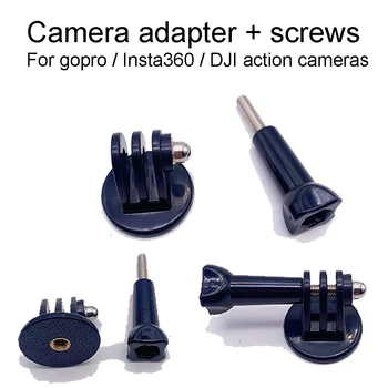 Para os Acessórios Gopro: Câmera, Ação Adaptador Para Insta 360/DJI Câmera Universal Parafuso Multifunção Adaptador de 1/4 De Câmera de Cabeça de Parafuso