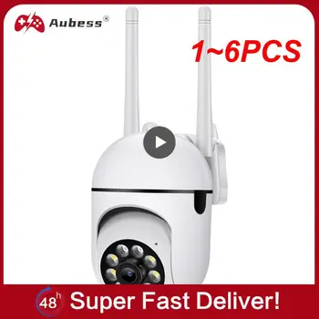 1~6PCS Câmera de Segurança De 2,4 G WIFI Exterior da Câmera PTZ Speed Câmera sem Fio do IP do CCTV de 4X e Zoom Digital de Áudio de Rede de Vigilância CAM