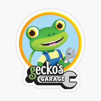 Crianças Garagem Gecko É Gg 5PCS Carro Adesivos para Impressão de Adesivos de Fundo da Janela de Moto Parede da Sala de estar Engraçado Garrafas de Água