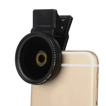 37 milímetros Lente de Densidade Neutra Clip-on ND2 - ND400 Ajustável Câmera do Telefone ND Filtro de Lente para iPhone Huawei, Samsung Mobile Smartphone