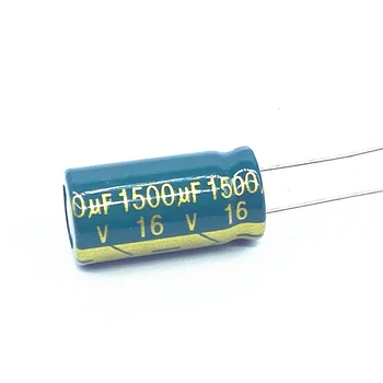 10pcs/lot 1500uf16V Baixo ESR/Impedância de alta freqüência capacitor eletrolítico de alumínio tamanho 10*20 16V 1500uf 20%