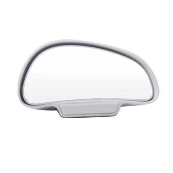 Ponto cego do Espelho de Alta Defination Vidro Convexo de Visão Traseira Auxiliares de marcha à ré Espelho Ajustável para Auto Carro N0HF