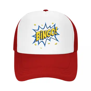 Personalizado Quente Jogo de Bingo Boné de Beisebol de Proteção contra o Sol, Homens, Mulheres Ajustável Trucker Hat Outono Bonés Snapback