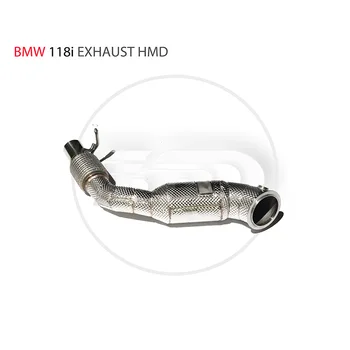 HMD Colector de Escape tubo de água para o BMW Série 1 118i X5 X6 B58 4 Serie 428i N20 Acessórios do Carro Catalítica de Cabeçalho
