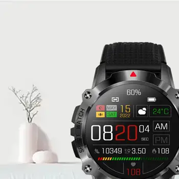 KR10 Três-prova de Smart Watch, O Ultimate Exterior Companheiro com Monitorização da frequência Cardíaca