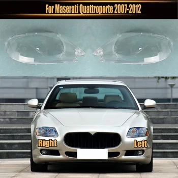 Para Maserati Quattroporte 2007-2012 Farol Shell Transparente Sombra Da Lâmpada De Lente Frontal Do Farol Cobrir O Abajur Do Plexiglass