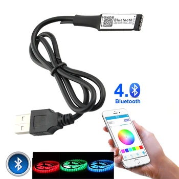 5V USB LED RGB wi-Fi Bluetooth Controlador Para TV, luz de fundo Led Strip RGB Controlador Remoto a Luz Wifi Magic Drop Shipping