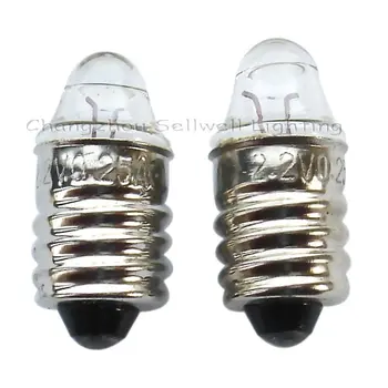 2024 Miniatura Lâmpadas de Iluminação E10x22 2.2 v, 0,25 a 10pcs A016