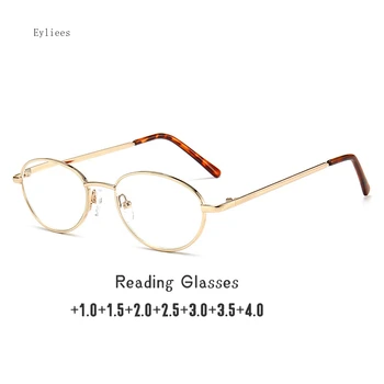 Novo Metal Anti-azul Liga de usar Óculos de Leitura Mulheres Rodada Anti-fadiga Presbiopia Óculos Azul Luz Computador Óculos de Grau gafas