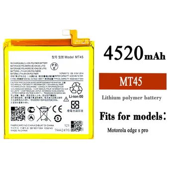 MT45 Original de Alta Qualidade Substituição da Bateria Para Motorola Edge S Pro Telefone Built-in Lithium 4520mAh mais Recente Bateria + Free Tools