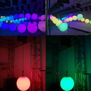 2pcs/muito nova fase de concepção efeito dmx led elevador bola cinética da bola de efeito de Luzes
