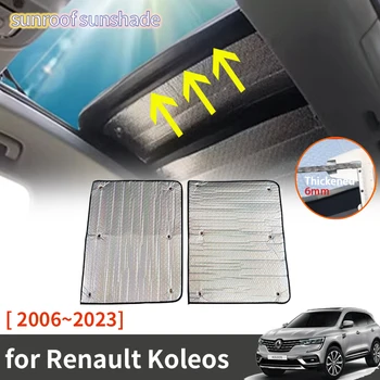 Para A Renault Koleos 2 2006~2023 2020 2018 2017 2012 Samsung Qm5 Partes Tecto De Abrir As Sombras Teto Protetor Solar Isolamento De Calor De Pára-Brisas