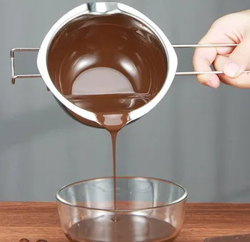 400ml de Aço Inoxidável de Grau alimentício de Chocolate com Manteiga de caldeirão Sobre a Água de Fusão Tigela de Cozimento Ferramentas de Queijo Derretendo Tigela