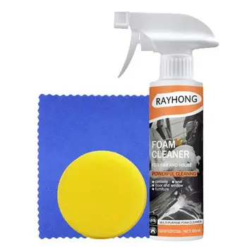 Espuma de Limpeza em Spray All Purpose Cleaner Spray de Limpeza Domésticos Para o Carro E a Cozinha de Couro Descontaminação 60 / 120ML