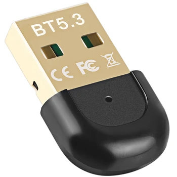 Bluetooth USB 5.3 Adaptador Receptor USB sem Fio Transmissor Bluetooth Driver Livre para a área de Trabalho do Computador, o Adaptador de Bluetooth
