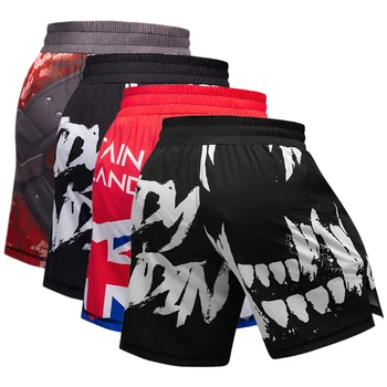 Cody Lundin Novo Projeto de Treinamento de Muay Thai, MMA Shorts de Boxe, jiu-jitsu Esporte Execução Necessário Cor Escura Rápido-seca Calças