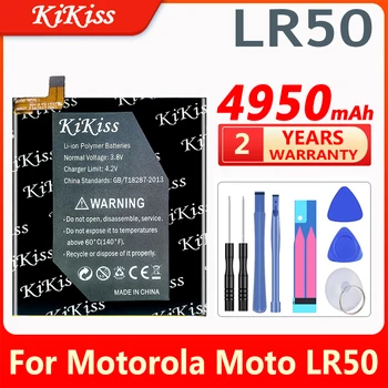 KiKiss 4950mAh Bateria de Substituição LR50 Para Motorola Moto LR50 ACCU bateria de Lítio bateria de Reposição